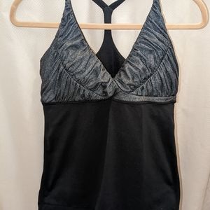 Lululemon Racerback Tank Top Activewear 10 M Black